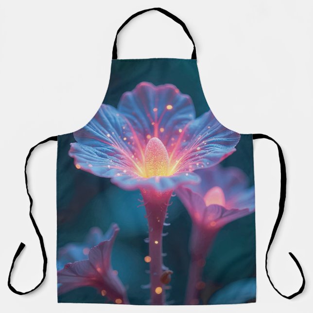 Delantal Glowing Flower Apron (Anverso)