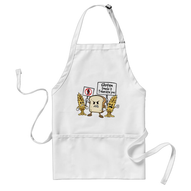 Delantal Gluten Free Humor Apron (Frente)