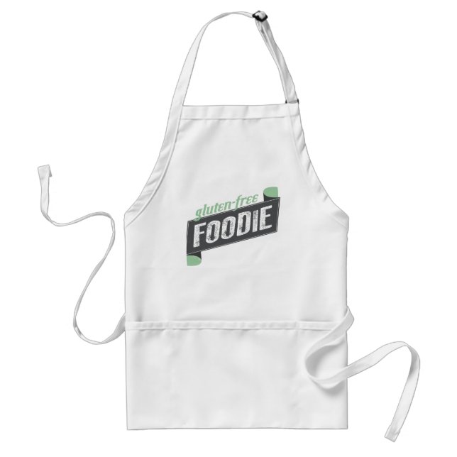 delantal Gluten-libre de Foodie (Frente)
