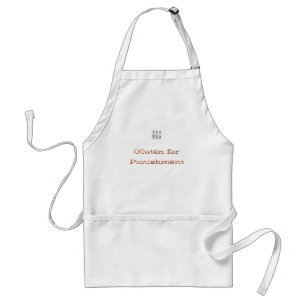 Delantal Gluten para el castigo