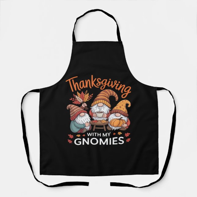 Delantal Gnome Fall Leopard Turkey Essential T (Anverso)