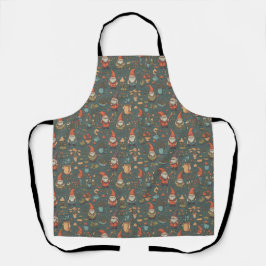 Delantal Gnome Garden All-Over Print Apron