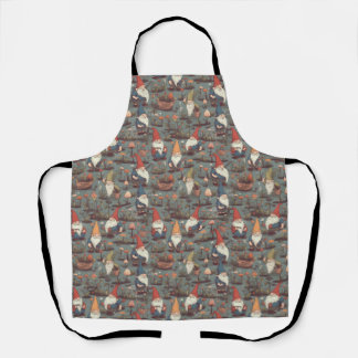 Delantal Gnome Garden All-Over Print Apron