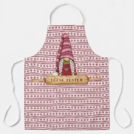 Delantal Gnome nórdico | Lefse Tester Apron