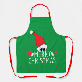 Delantal Gnomo de Navidad All-Over Print Apron