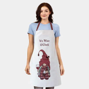 Delantal Gnomos del Vino Es la Hora del Vino 
