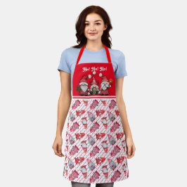 Delantal Gnomos Ho Ho Ho