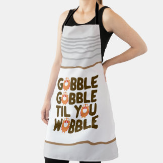 Delantal Gobble Gobble hasta que tambores