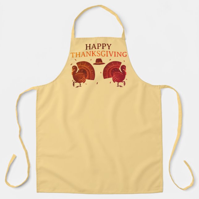 Delantal Gobble Gobble Thanksgiving Apron (Anverso)