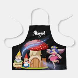 Delantal Goblin mágico y niños con nombres personalizados d