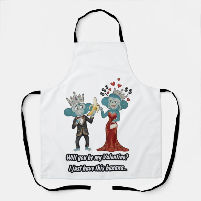 Delantal going banana's for you valentine collection (Anverso)