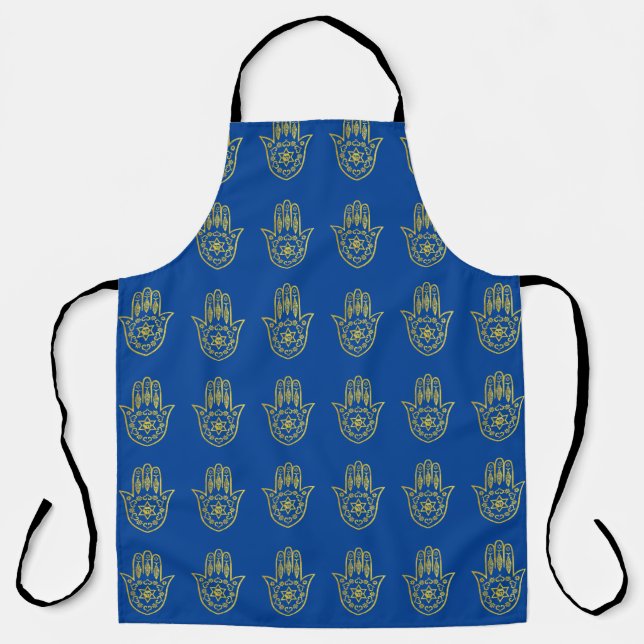 Delantal Gold Hamsa Hand of God Apron (Anverso)