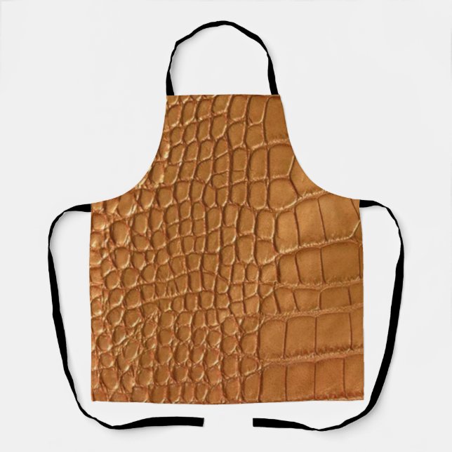 Delantal Gold leather texture luxury  (Anverso)