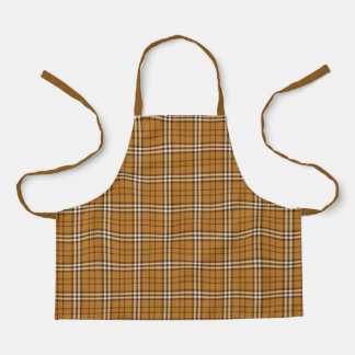 Delantal Gold Tartan Apron