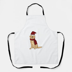 Delantal Golden Retriever Buffalo Plaid Retriever Dog Lover