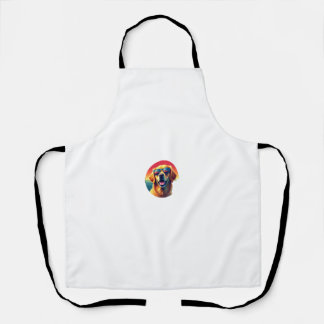 Delantal Golden Retriever for Kids Boys Girls Sunglasses Pe