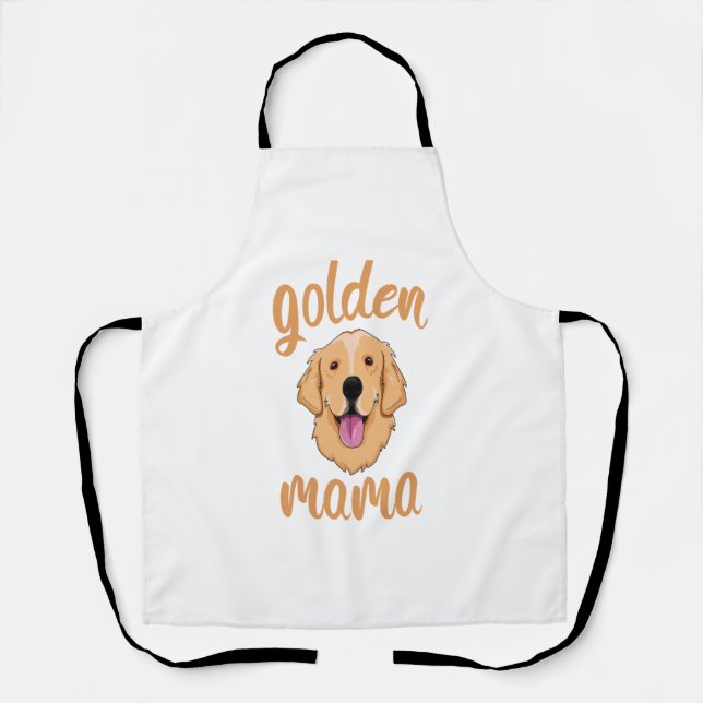 Delantal Golden Retriever Mom (Anverso)