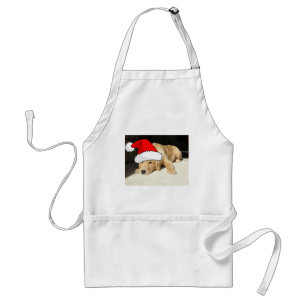 Delantal Golden Retriever Navidades Puppy
