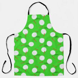 Delantal Golf Golfer Golfing, Fun Golf Balls y Tees