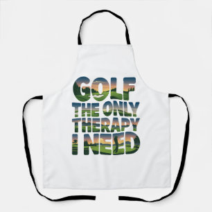Delantal Golf la única terapia, moderna