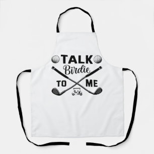 Delantal Golf Talk Birdie to Me Divertido