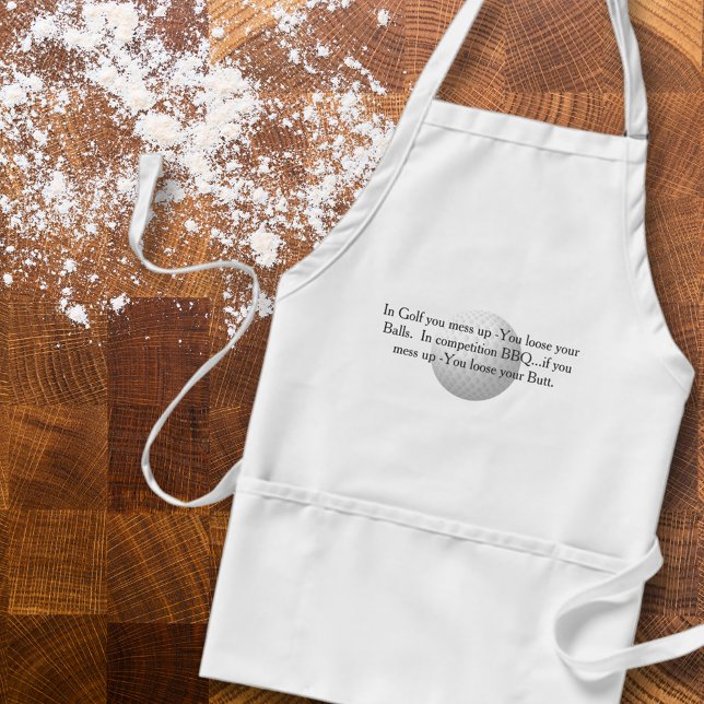 Delantal Golf vs BBQ Apron (Subido por el creador)