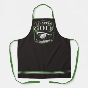 Delantal Golfer ADNOMBRE Pro Golf Player Club Clubhouse