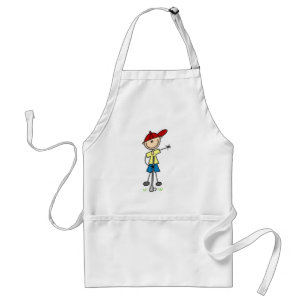 Delantal Golfista masculino de figura de palito