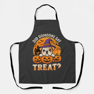 Delantal Golosinas para perros de Halloween diseño de calab