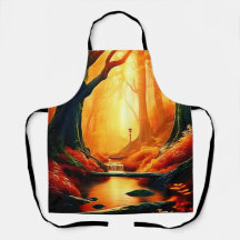 Golpe dorado del bosque encantado