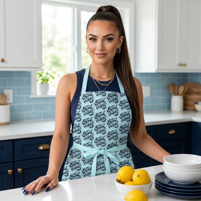 Delantal Good Vibes Apron (Subido por el creador)