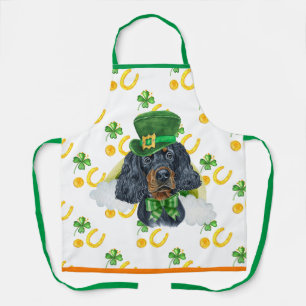 Delantal Gordon Setter Holiday Decor St Patrick's Day Dog