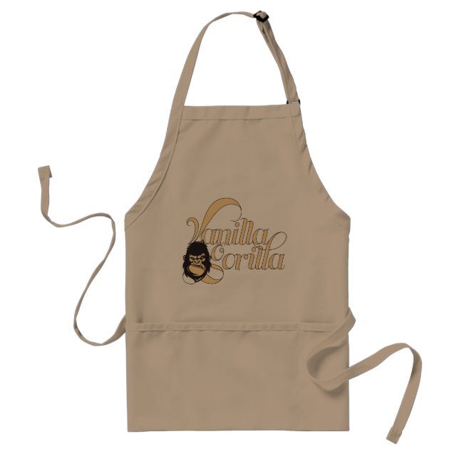 Delantal Gorila de vainilla Deluxe Apron para todos los coc (Frente)