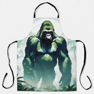 Delantal Gorila Vida Silvestre Naturaleza Animal Selva
