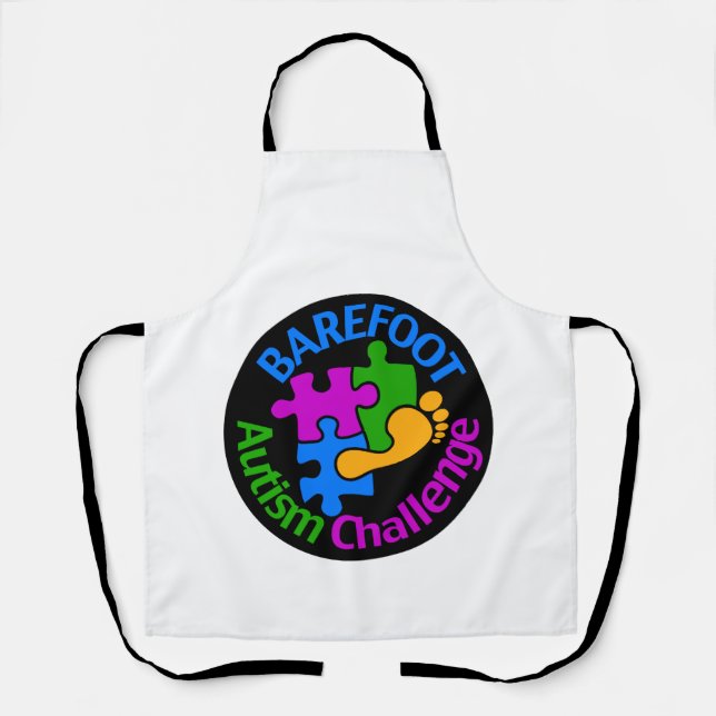 Delantal Gorra de camionero Barefoot Autism Challenge (Anverso)