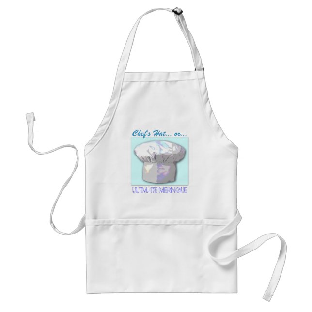 Delantal Gorra del chef o último merengue cómico Apron (Frente)
