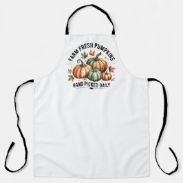 Delantal Gorras de Calabazas Frescas de Granja