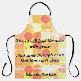 Delantal Grace Through the Ache, Cooking with Heart