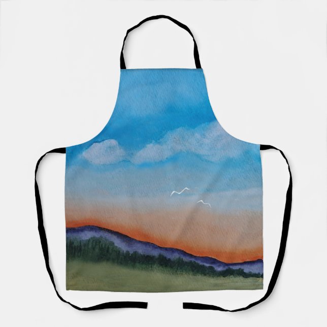 Delantal Graceful Gloiwng Hills (Anverso)