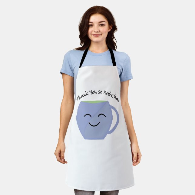 Delantal Gracias Así Que Matcha (Gastado)