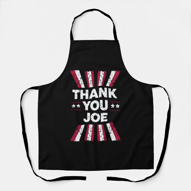 Delantal Gracias Joe Presidente Biden (Anverso)