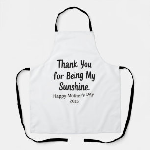 Delantal Gracias por ser mi sol