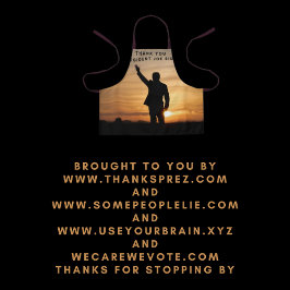 Delantal Gracias Presidente Joe Biden