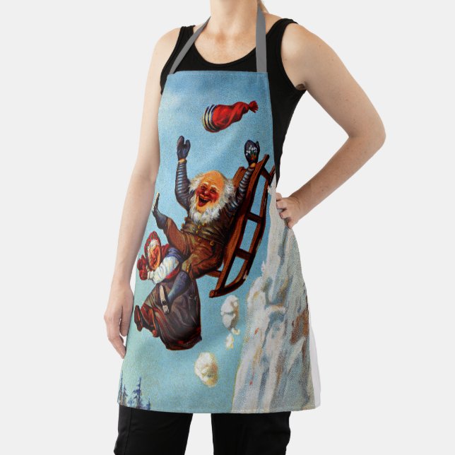 Delantal Graciosa Abuela Sleigh Ride Wilhelm Larsen (in situ)