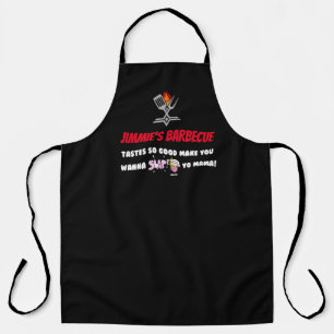 Delantal Graciosa bofetada yo mamá parrillada personalizada