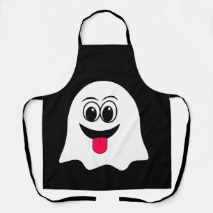 Delantal ¡Graciosa emoji Fantasma!
