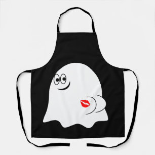 Delantal ¡Graciosa emoji Fantasma!