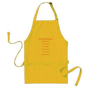 Delantal Graciosa receta de acento italiano favorito Apron