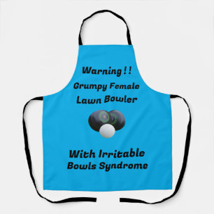 Delantal Graciosa y gruñón hembra Bowler, Apron