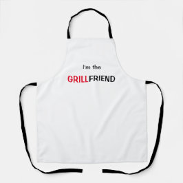 Delantal Gracioso ayudante de barbacoa Girlfriend o esposa 